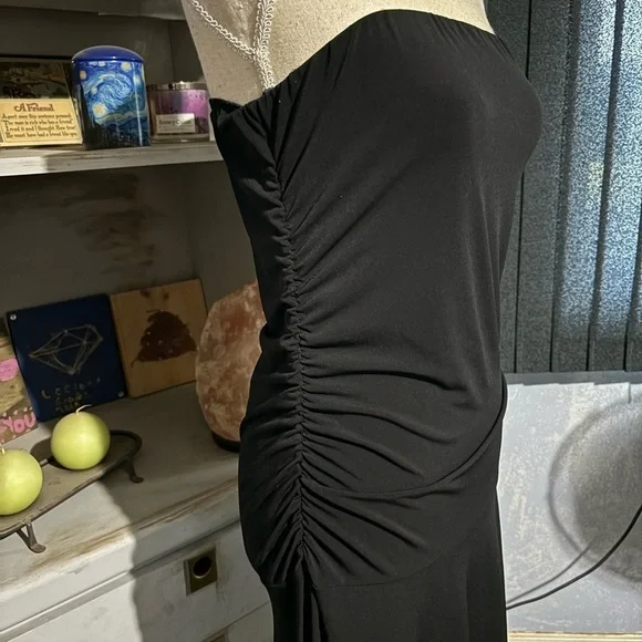 🛍Bundle sale🛍Elegant Black Strapless Dress Xl - Picture 6 of 8